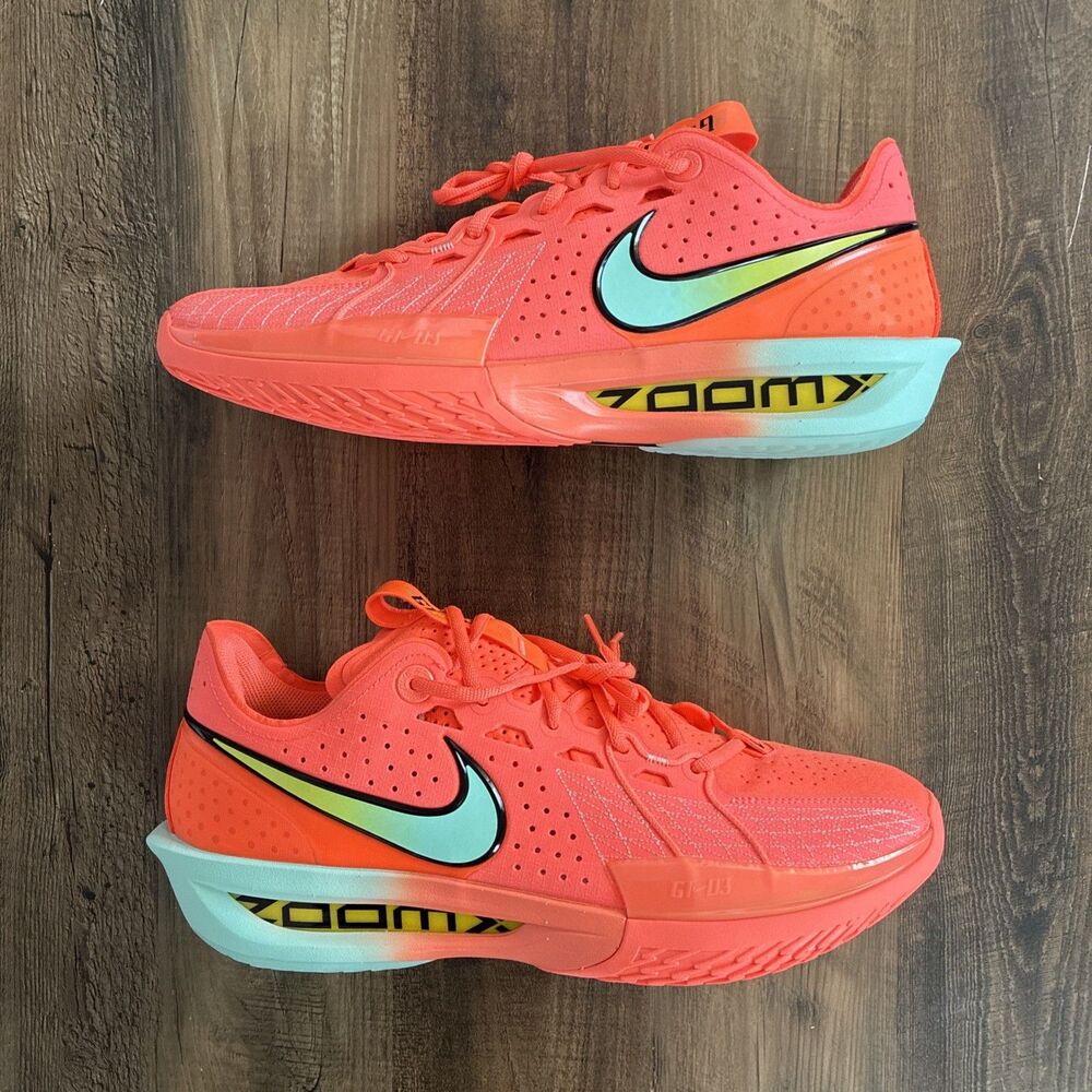 Nike Air Zoom GT Cut 3 Bright Mango Men Size 13 Basketball Shoes DV2913-800